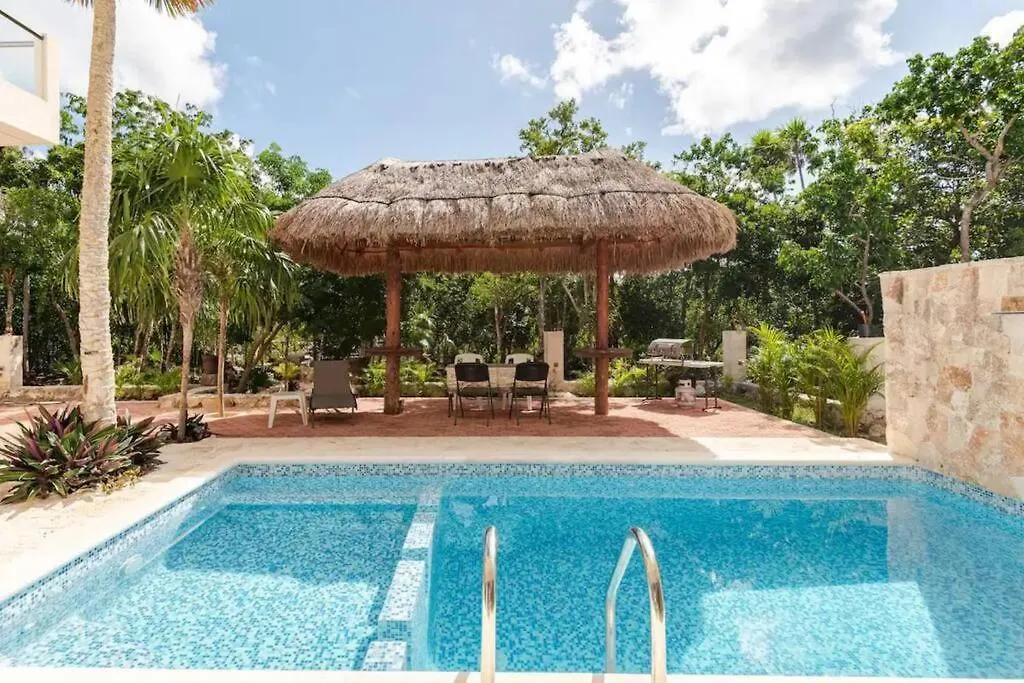 Habitacion 1 Cama King, Tulum Country Home, Con Muelle De Pesca, Club De Playa, Alberca, Cenote Y Campo De Golf, Contrata Day Pass Bahia Principe アクマル アパート